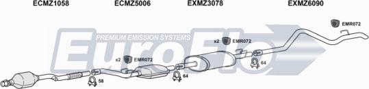 EuroFlo MZSPR22D 9011C11 - Ispušni sistem www.molydon.hr