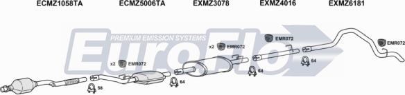EuroFlo MZSPR22D 9011C17 - Ispušni sistem www.molydon.hr