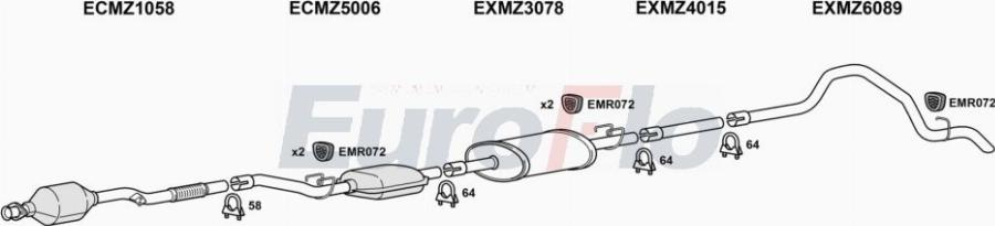 EuroFlo MZSPR22D 9020A09 - Ispušni sistem www.molydon.hr