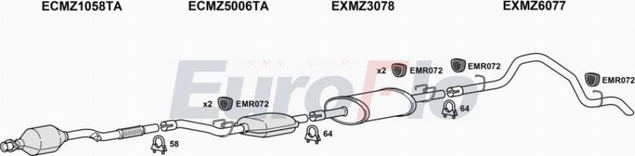 EuroFlo MZSPR22D 9020A15 - Ispušni sistem www.molydon.hr