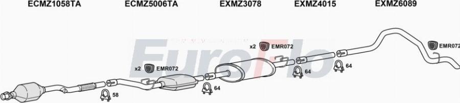 EuroFlo MZSPR22D 9020A11 - Ispušni sistem www.molydon.hr