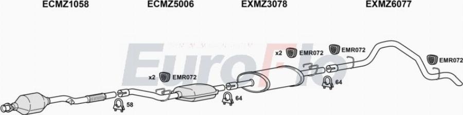 EuroFlo MZSPR22D 9020A13 - Ispušni sistem www.molydon.hr