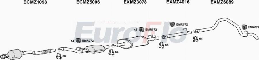 EuroFlo MZSPR22D 9020B09 - Ispušni sistem www.molydon.hr