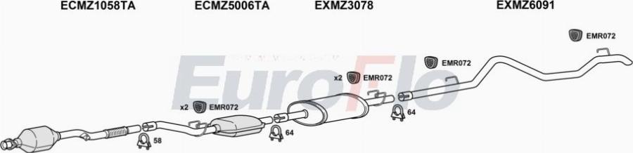 EuroFlo MZSPR22D 9020B03 - Ispušni sistem www.molydon.hr