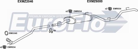 EuroFlo MZV2222D 6001A - Ispušni sistem www.molydon.hr