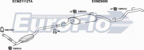 EuroFlo MZV2222D 6001E - Ispušni sistem www.molydon.hr
