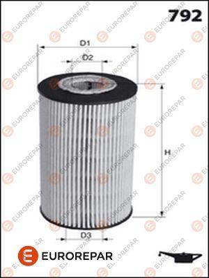 EUROREPAR 1611660380 - Filter za ulje www.molydon.hr