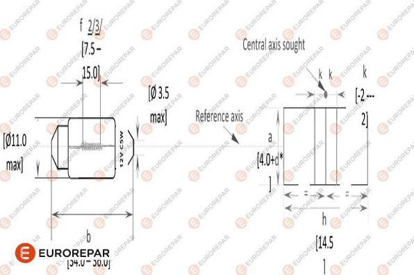EUROREPAR 1616430780 - Žarulja, svjetlo za registarsku tablicu www.molydon.hr