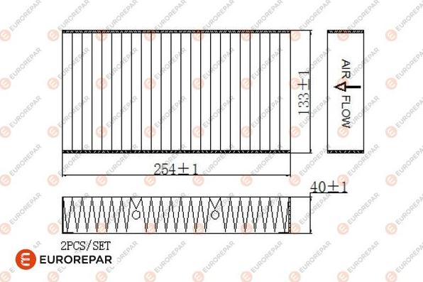 EUROREPAR 1684671680 - Filter kabine www.molydon.hr
