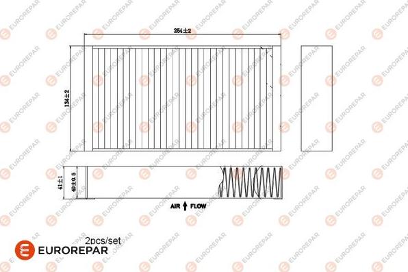 EUROREPAR 1684671180 - Filter kabine www.molydon.hr