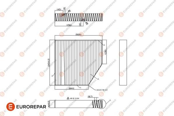 EUROREPAR 1684671880 - Filter kabine www.molydon.hr