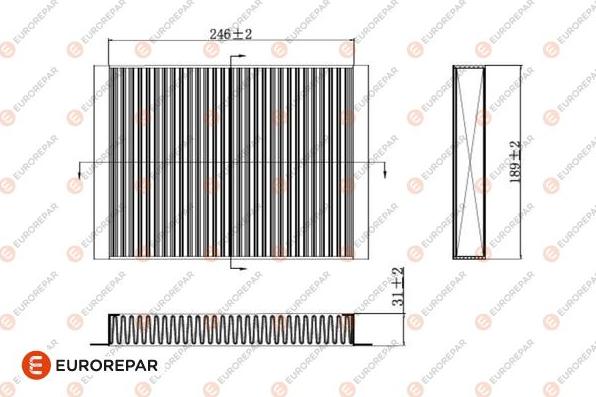 EUROREPAR 1684671380 - Filter kabine www.molydon.hr
