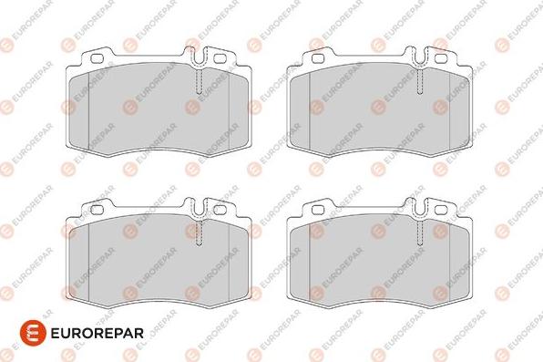 EUROREPAR 1686278480 - Komplet Pločica, disk-kočnica www.molydon.hr