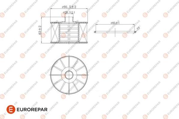 EUROREPAR 1680092880 - Filter za ulje www.molydon.hr
