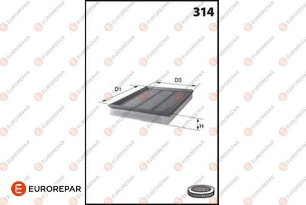 EUROREPAR 1682343680 - Filter za zrak www.molydon.hr