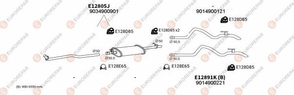 EUROREPAR EXH102152 - Ispušni sistem www.molydon.hr