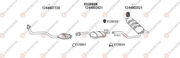 EUROREPAR EXH102166 - Ispušni sistem www.molydon.hr