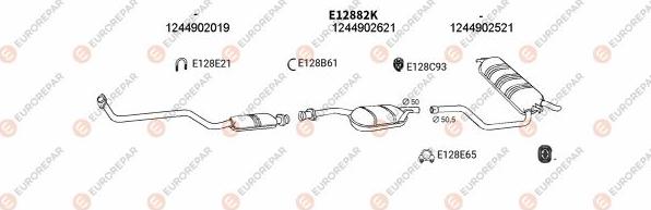 EUROREPAR EXH102173 - Ispušni sistem www.molydon.hr