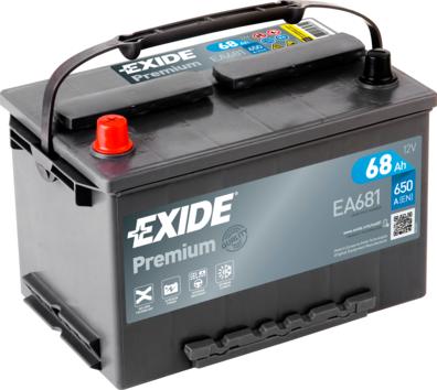 Exide _EA681 - Akumulator  www.molydon.hr