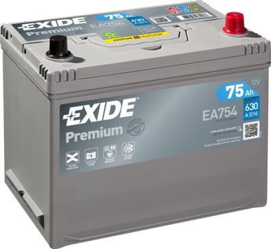 Exide EA754 - Akumulator  www.molydon.hr