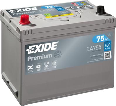 Exide EA755 - Akumulator  www.molydon.hr