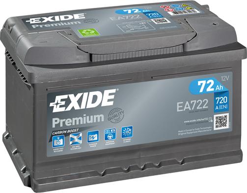 Exide EA722 - Akumulator  www.molydon.hr