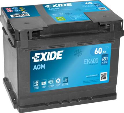 Exide EK600 - Akumulator  www.molydon.hr