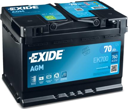 Exide EK700 - Akumulator  www.molydon.hr