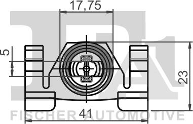 FA1 14-40075.10 - Kopča ukrasna/zaštitna lajsna www.molydon.hr