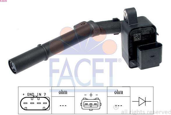 FACET 9.6525 - Indukcioni kalem (bobina) www.molydon.hr