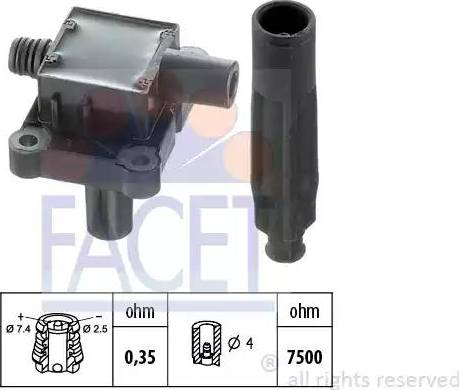FACET 9.6216K - Indukcioni kalem (bobina) www.molydon.hr