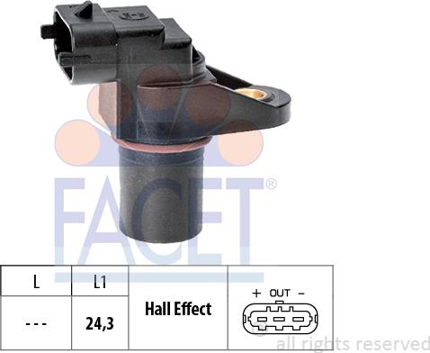FACET 9.0459 - Senzor, položaj bregastog vratila www.molydon.hr