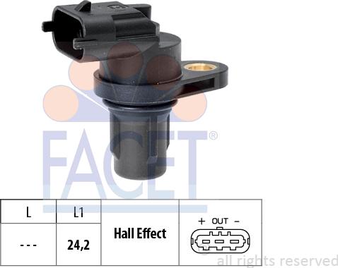 FACET 9.0387 - Senzor, položaj bregastog vratila www.molydon.hr