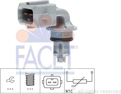 FACET 10.4005 - Senzor, temperatura usisnog zraka www.molydon.hr