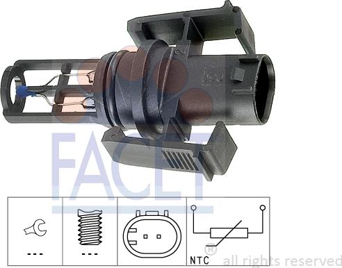 FACET 10.4014 - Senzor, temperatura usisnog zraka www.molydon.hr