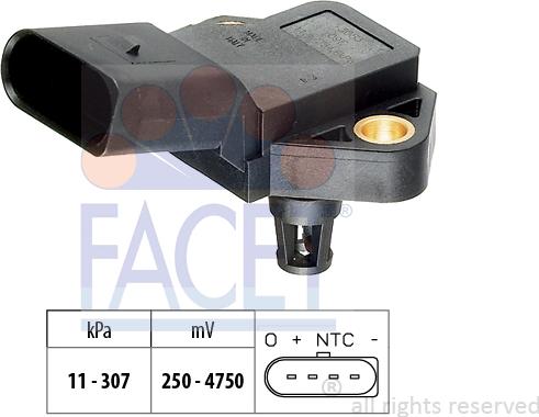 FACET 10.3075 - Senzor pritiska zraka, podešavanje visine www.molydon.hr