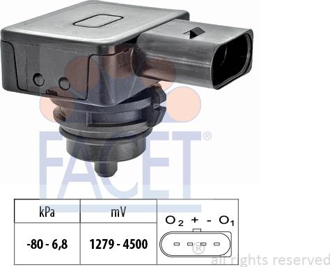 FACET 10.3340 - Senzor pritiska, pojačivač sile kočenja www.molydon.hr