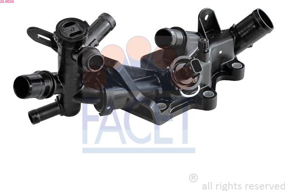 FACET 26.0026 - Prirubnica za rashladnu tekućinu www.molydon.hr