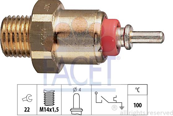FACET 7.4069 - Senzor, temperatura rashladne tekućinu www.molydon.hr
