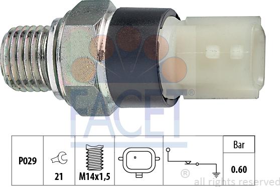 FACET 7.0178 - Senzor, pritisak ulja www.molydon.hr