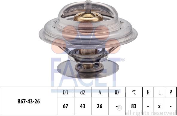 FACET 7.8625S - Termostat, rashladna tekućinu www.molydon.hr