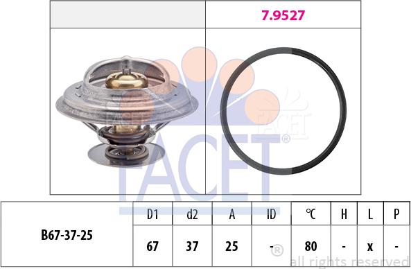 FACET 7.8623 - Termostat, rashladna tekućinu www.molydon.hr