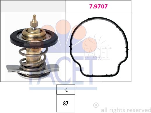 FACET 7.8805 - Termostat, rashladna tekućinu www.molydon.hr