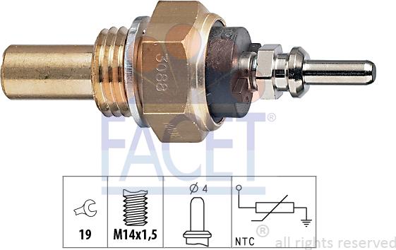 FACET 7.3088 - Senzor, temperatura rashladne tekućinu www.molydon.hr