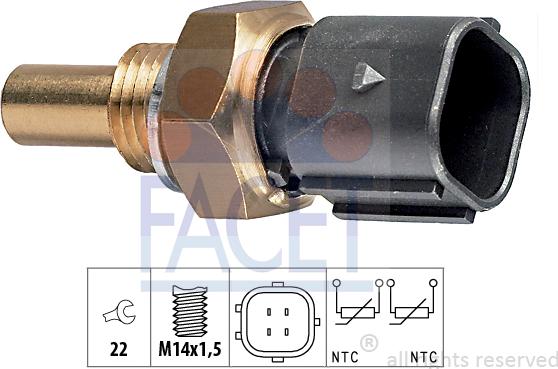 FACET 7.3316 - Senzor, temperatura rashladne tekućinu www.molydon.hr