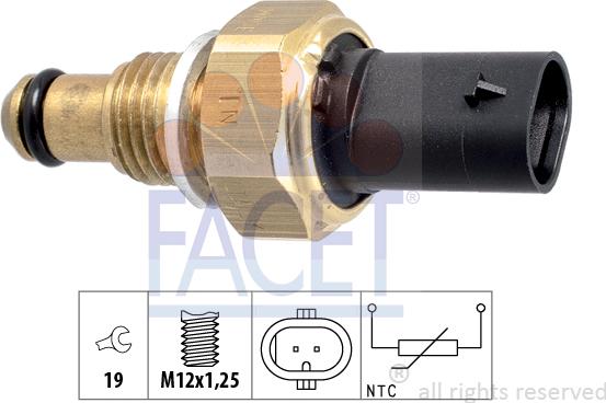 FACET 7.3338 - Senzor, temperatura goriva www.molydon.hr