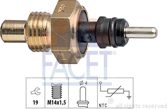 FACET 7.3214 - Senzor, temperatura rashladne tekućinu www.molydon.hr