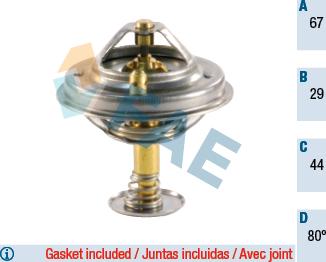 FAE 5307880 - Termostat, rashladna tekućinu www.molydon.hr