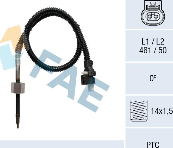 FAE 68040 - Senzor, temperatura Ispušnih plinova www.molydon.hr
