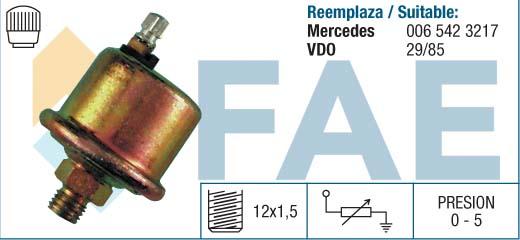 FAE 14070 - Senzor, pritisak ulja www.molydon.hr